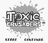 Toxic Crusaders (USA) Title Screen